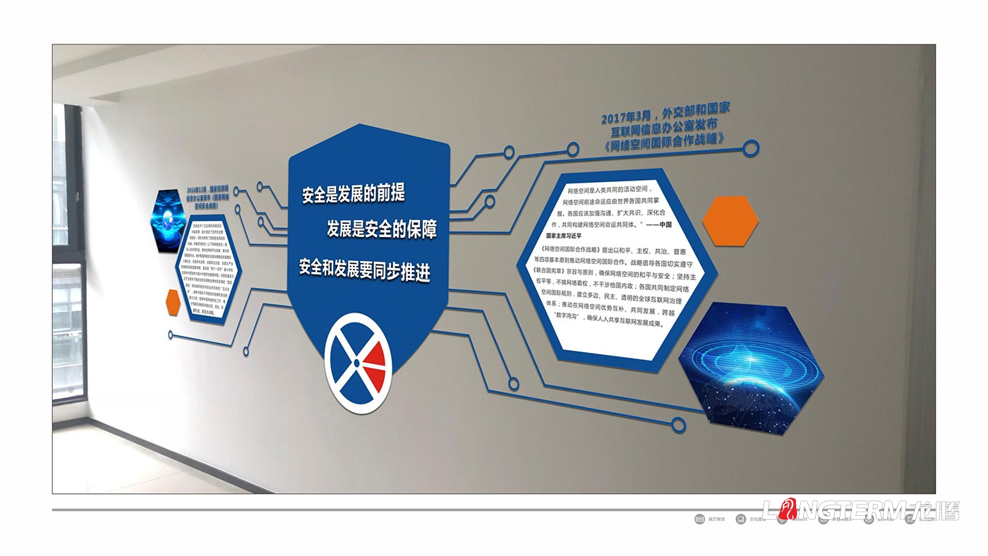 中成基業(yè)消安智能網絡安全技術文化墻設計效果